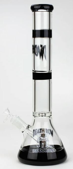 DEATH ROW - 15.5" Glass Bong - Black