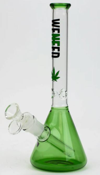 10" WENEED Classic Beaker - Green