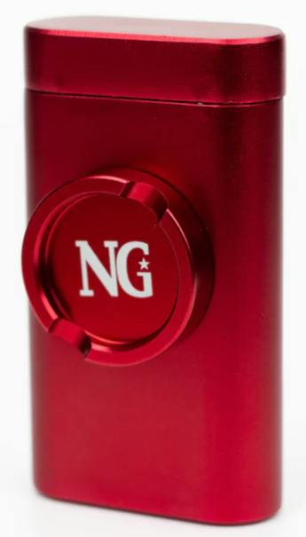 Metal Dugout with Grinder - Red