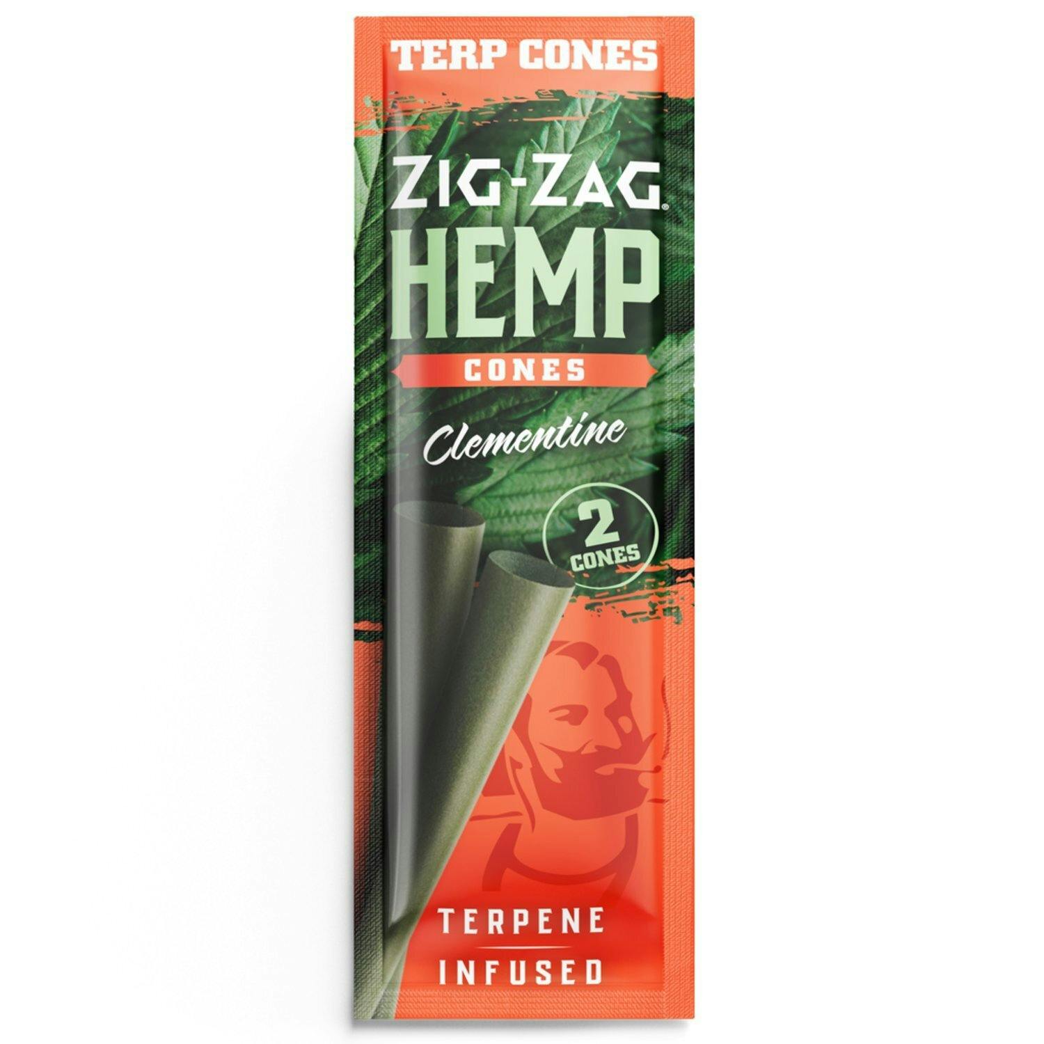 Clementine Terpene Hemp Cones [2pk] | Zig-Zag - Hemp Cones