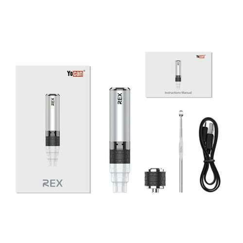 Extract Bong Vaporizer Yocan Rex Portable Enail Vaporizer Kit (Black)