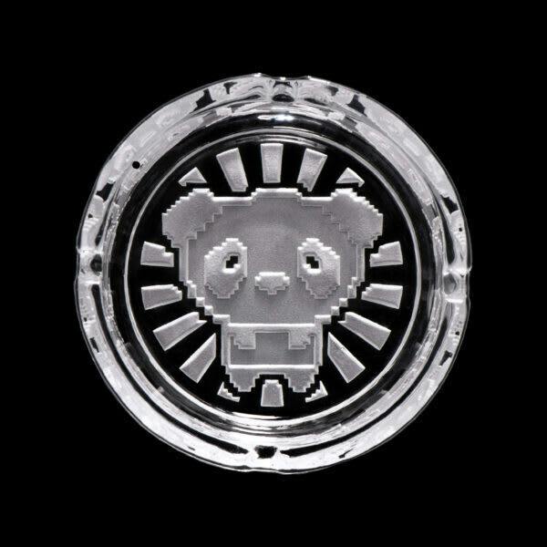 Pixel Panda Ashtray - Clear