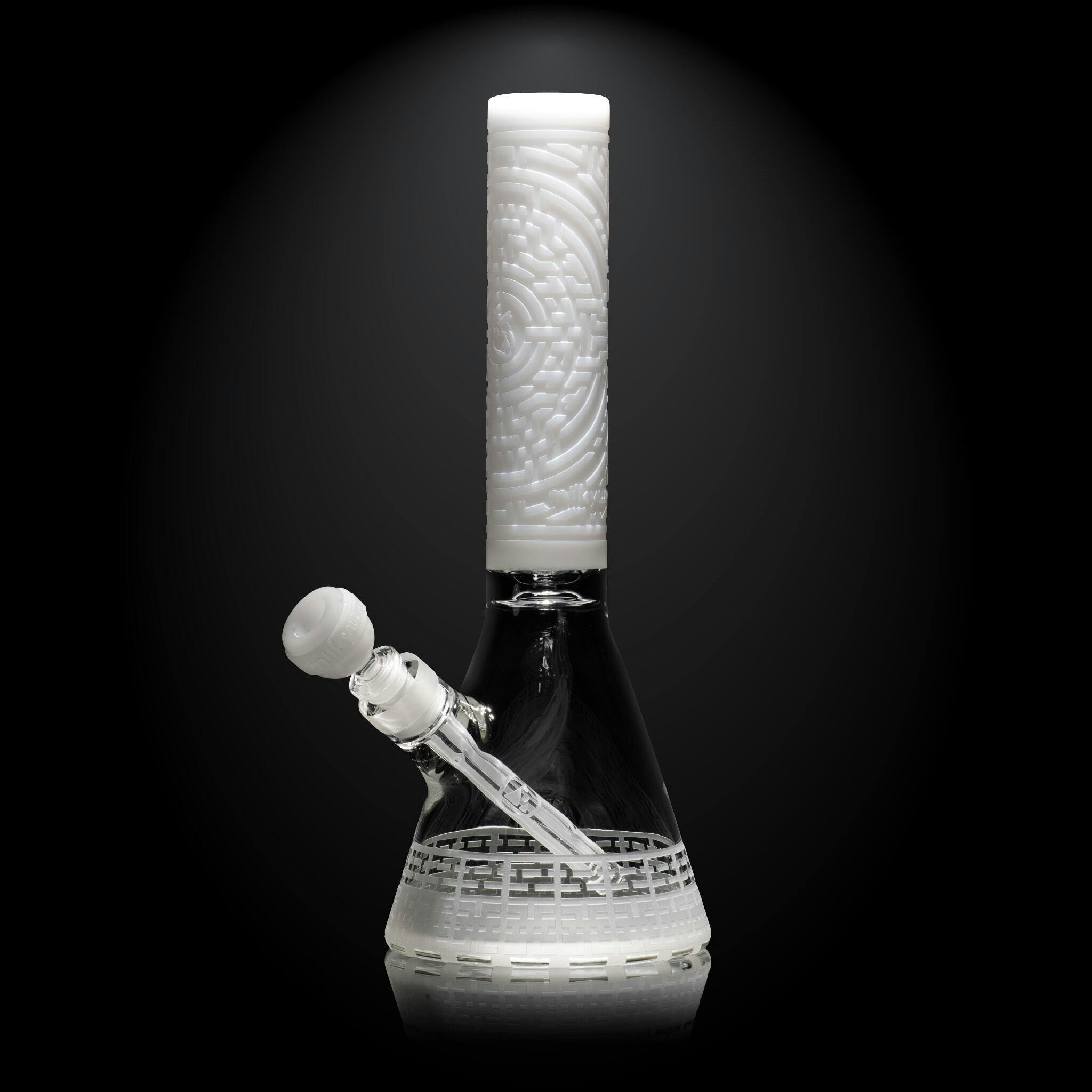 DNA Codex 14" Beaker Bong - White