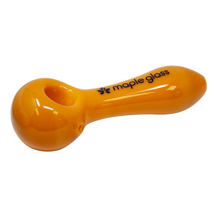 Maple Glass Classic Pipe 6" - Jade Yellow
