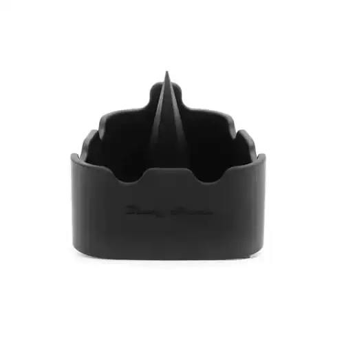 Blazy Susan Silicone Ash-Tray w/ Bowl Cleaner - Black