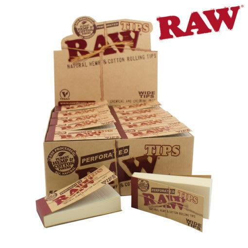 Raw Soft Wide Perforated Tips