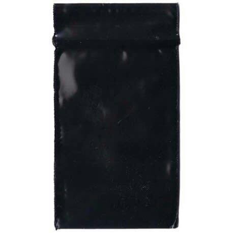 3" x 5" Apple Baggies - Black