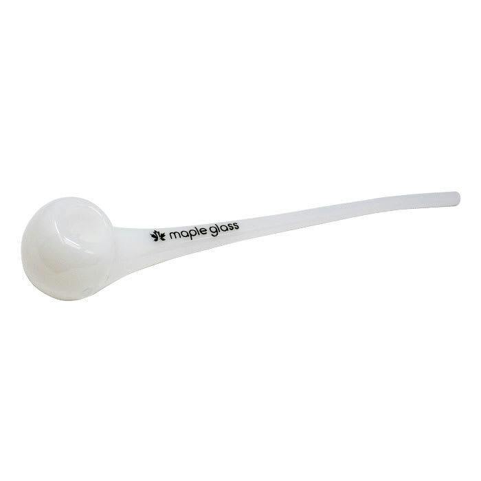 Maple Glass 10" Gandalf Pipe - White