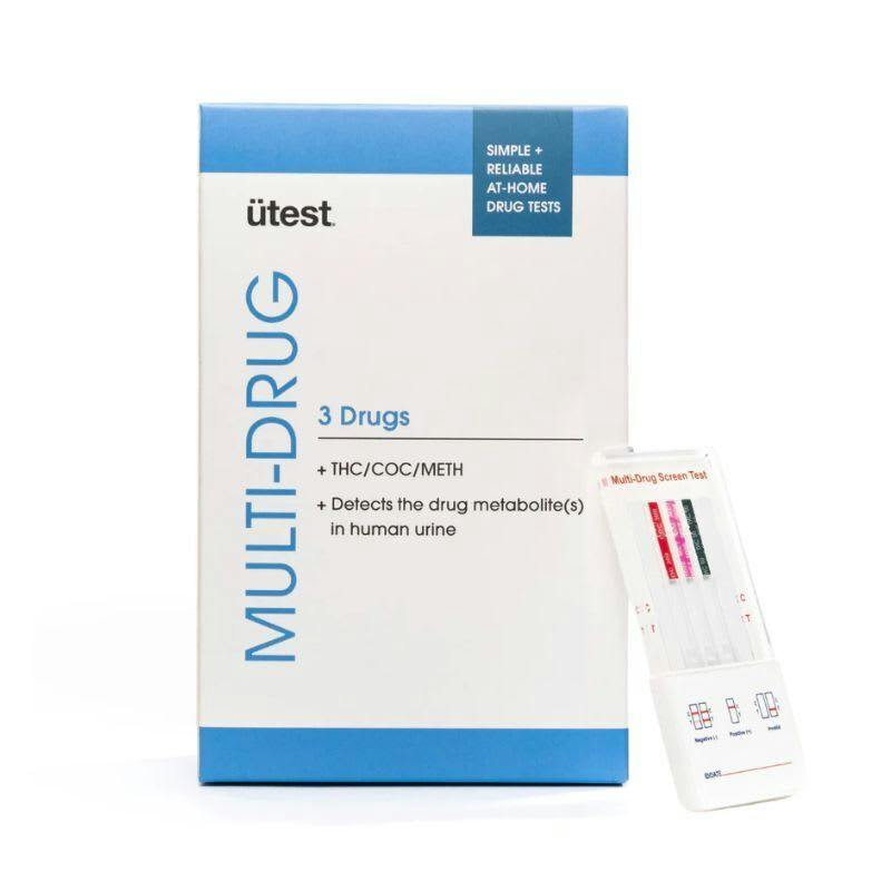 3 Panel Multi-Drug Utest - 1pc