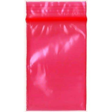 3" x 5" Apple Baggies - Red