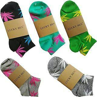 Cannabis Leaf Socks