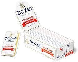 Zig Zag White Slow Burning 1 1/4 Papers