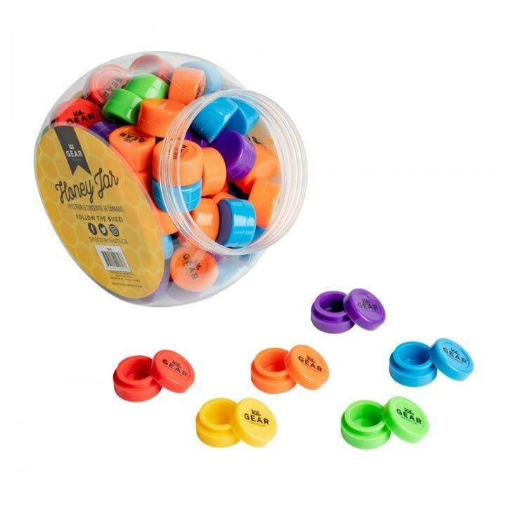 Rainbow Silicone Dab Jar - GEAR Premium