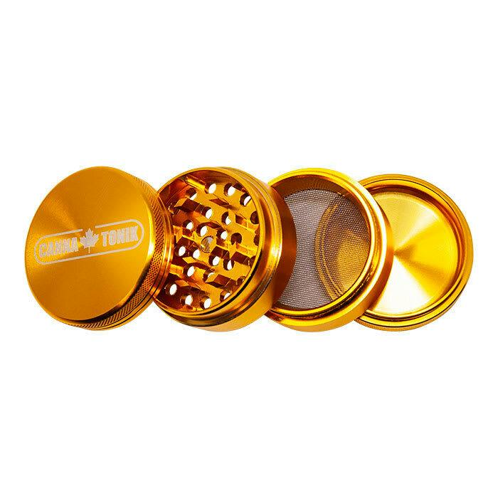 Gold 50mm Anodized Aluminum Four-Stage Grinder