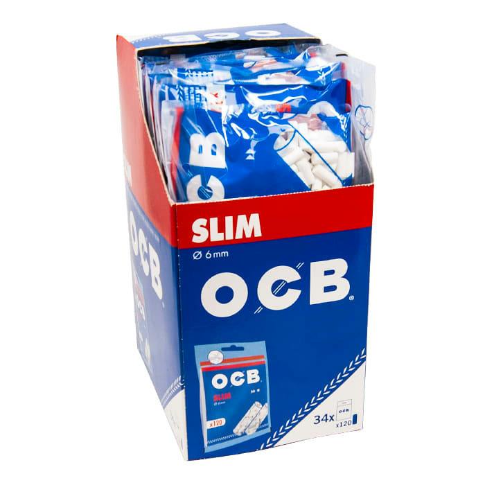 OCB Slim Cigarette Filter Tips - 120pk
