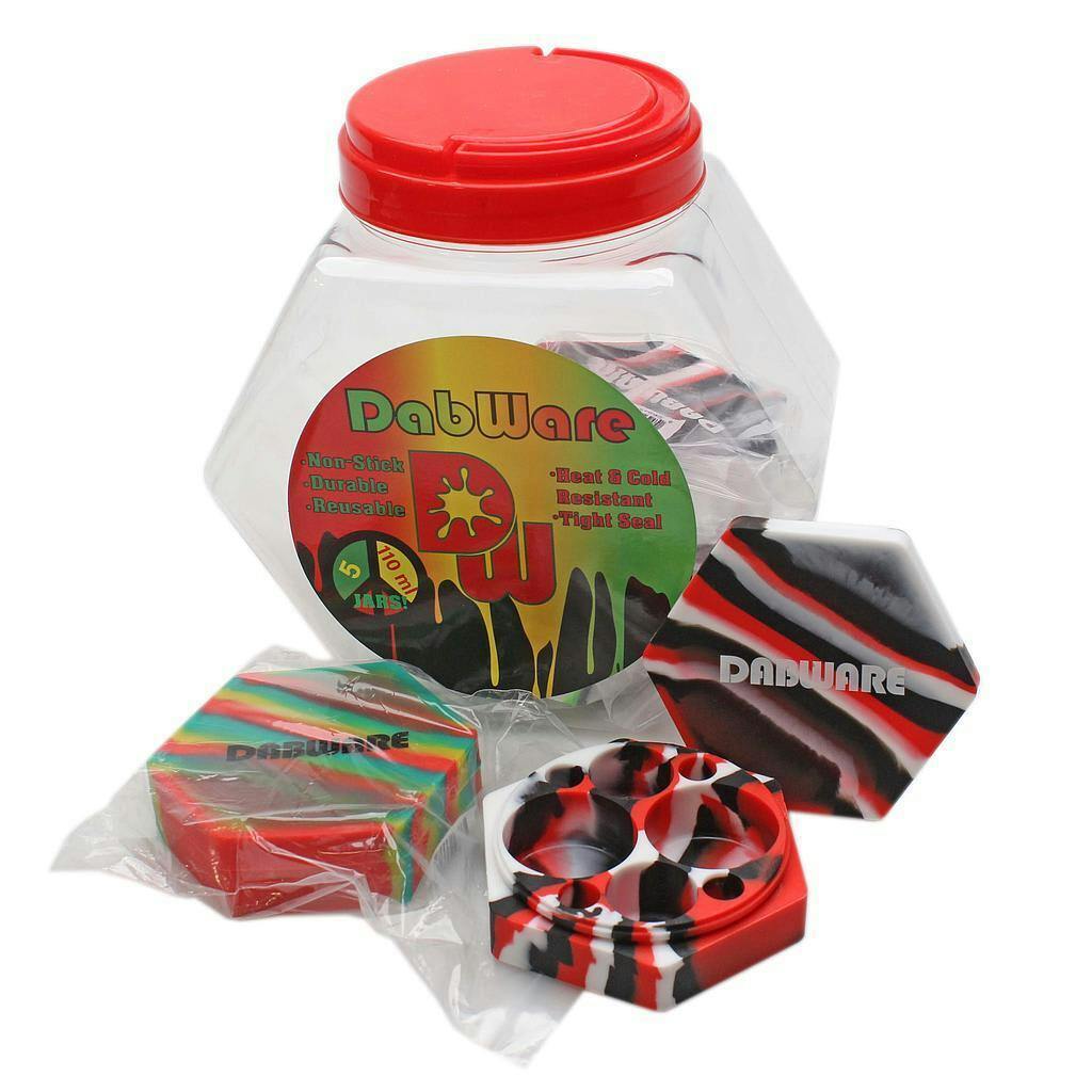 DabWare Mega Hexagon 8-in-1 Silicone Storage Container