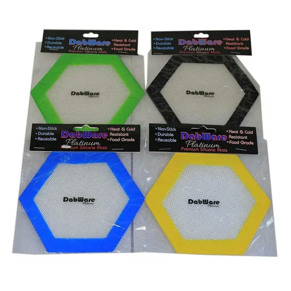 Dab Ware Hex Silicone Dab Mat 5"