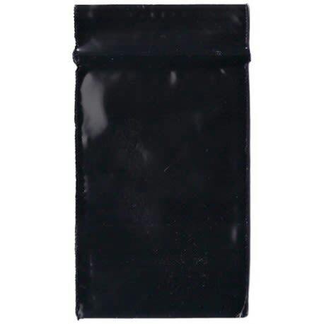 2" x 3" Apple Baggies - Black