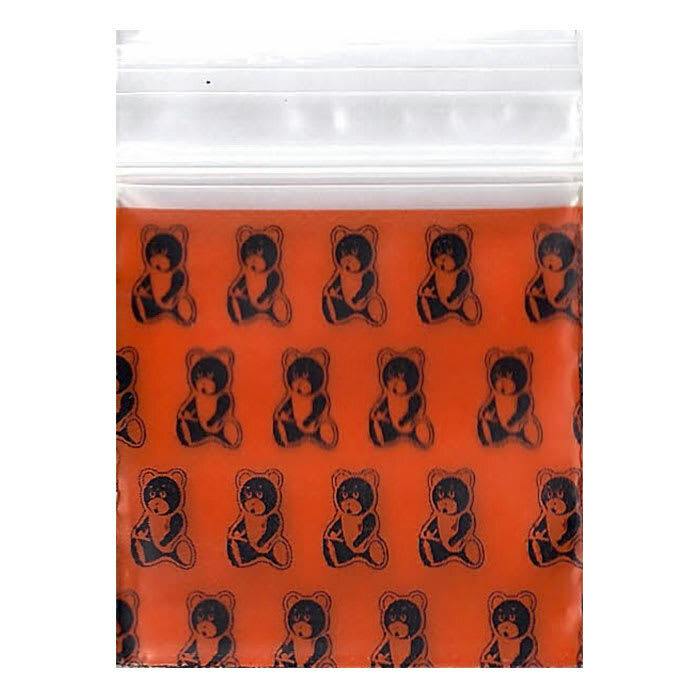 1.25" x 1.25" Apple Baggies - Teddy Bear