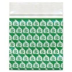 1.5" x 1.5" Apple Baggies - Money Bags