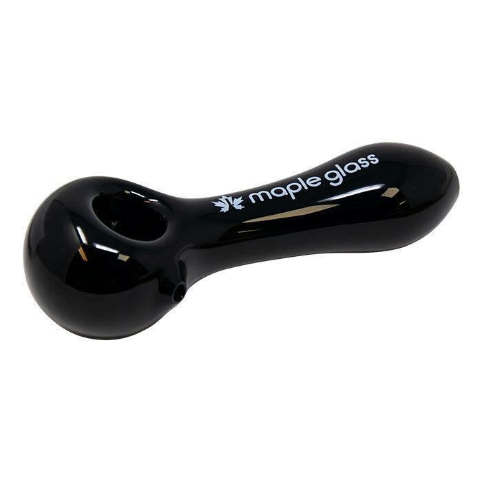 Maple Glass Classic Pipe 6" - Black