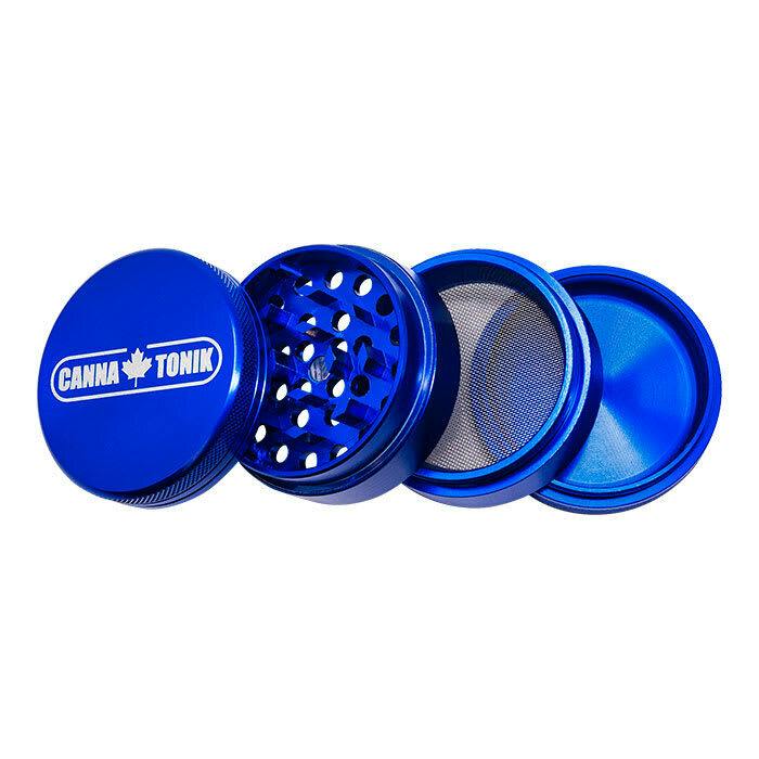 Blue 50mm Anodized Aluminum Four-Stage Grinder