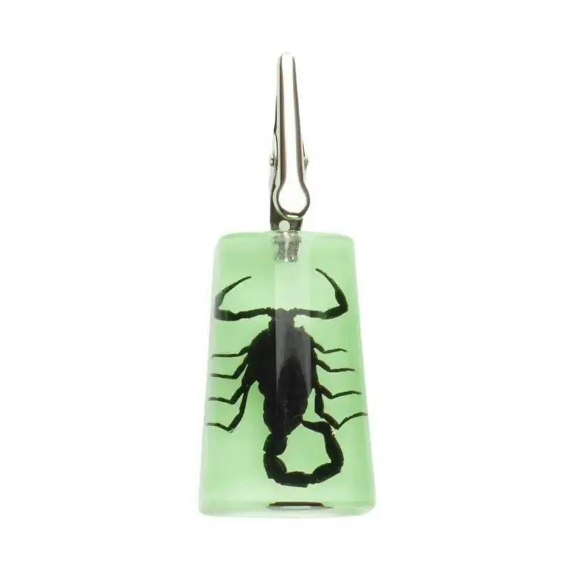 Glow-in-the-Dark Stand-Up Black Scorpion Clip