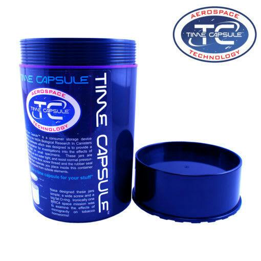 Time Capsule Aerospace Tech Waterproof Storage Jar - Blue