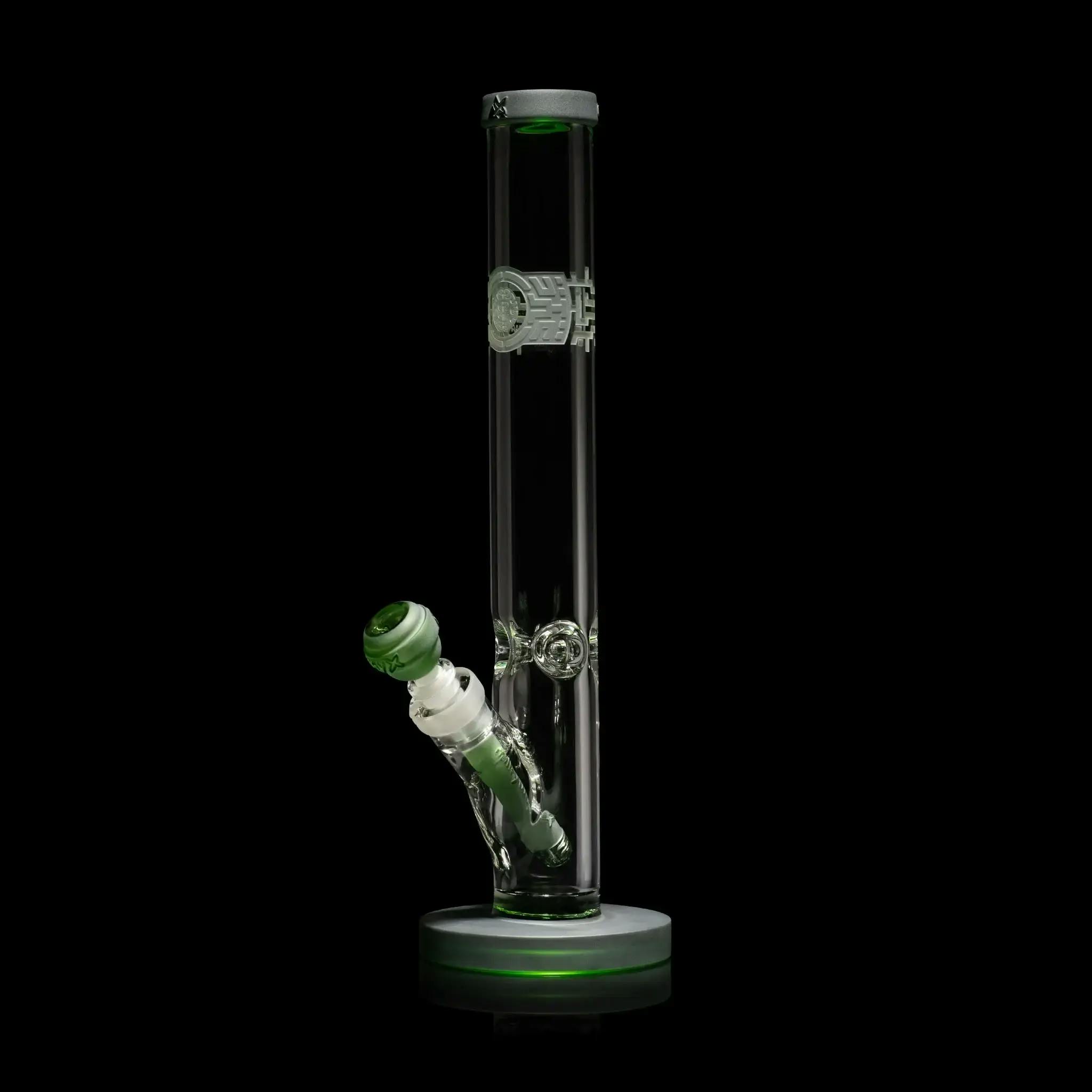 Bio-Mark Waves 16" Straight Tube Bong - Green