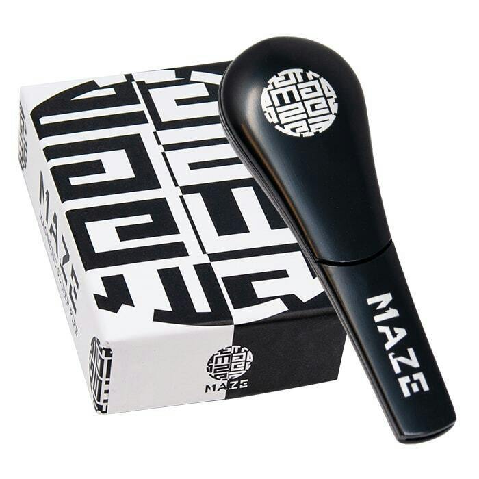 Maze Magnetic Slider Pipe 4" - Black