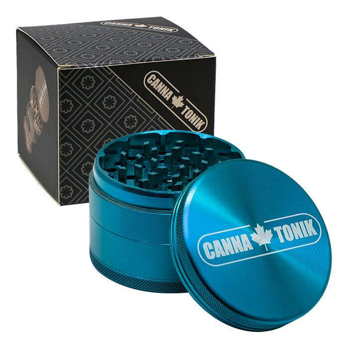 Cyan 63mm Anodized Aluminum Four Stage Grinder