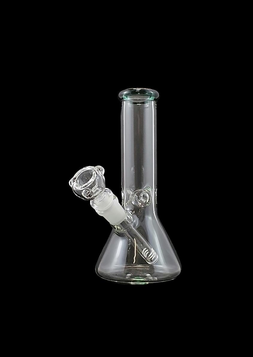 MINI GLASS BONG WITH COLOR MOUTHPIECE (BONG)