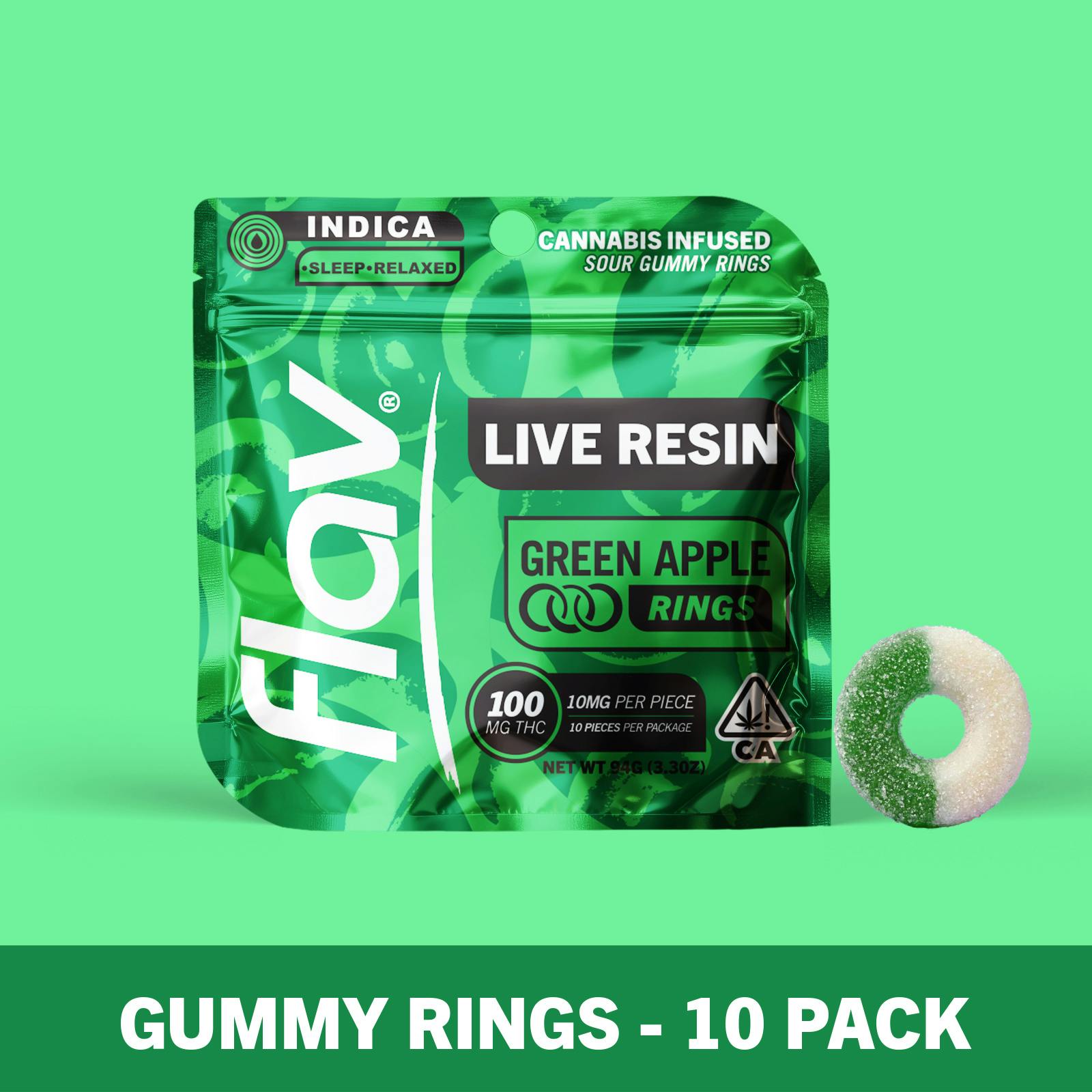 Flav - Sour: Green Apple Rings