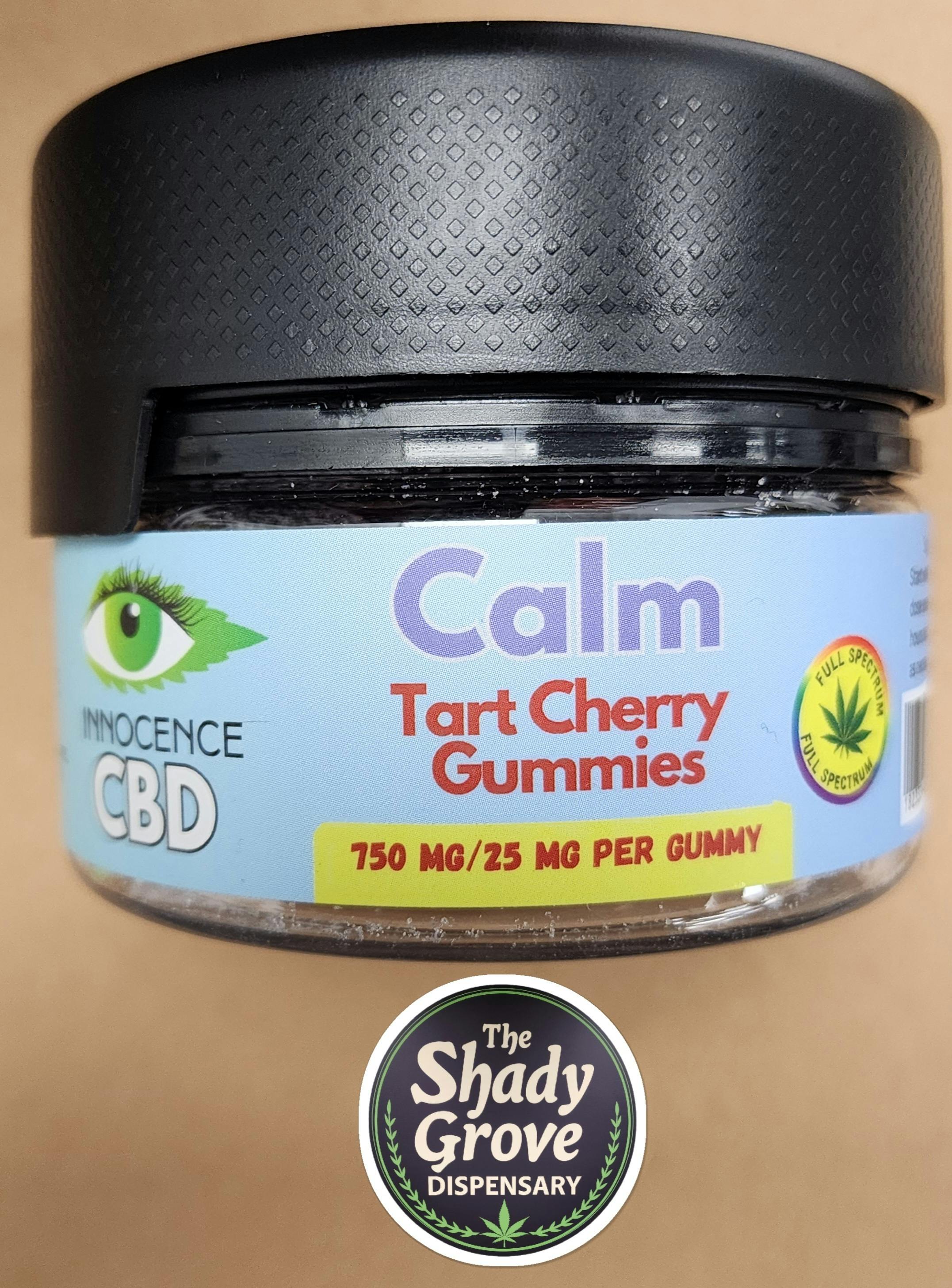 Calm CBD Innocence Tart Cherry Gummies 750 mg