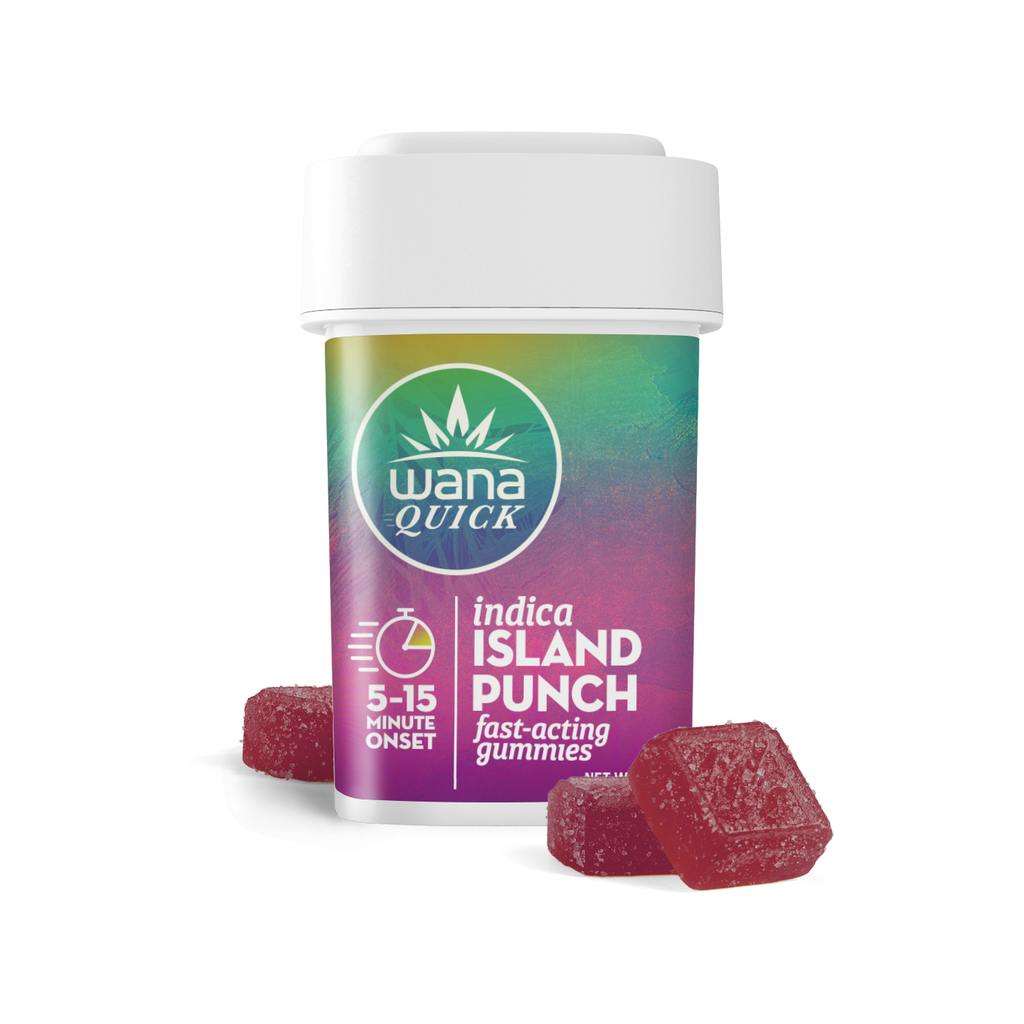 Wana Quick Island Punch Fast-Acting Gummy 100mg [20pk]