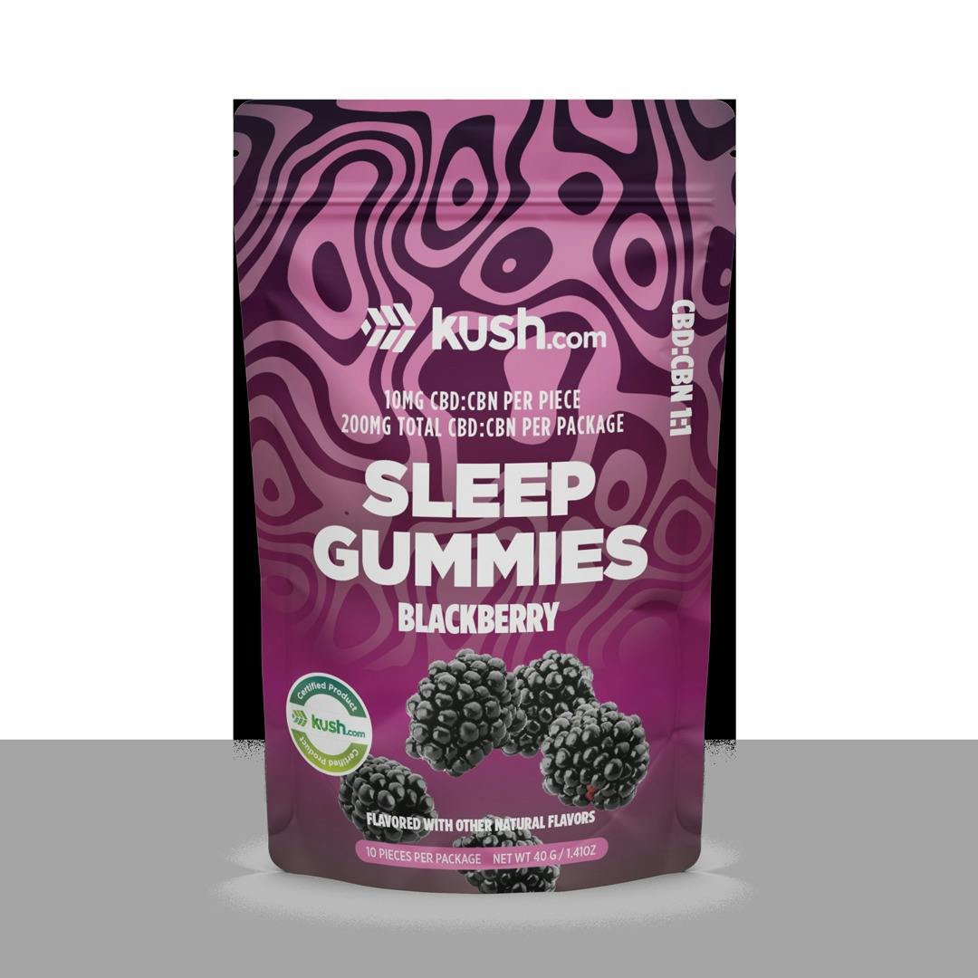 Ratioed Sleep | Blackberry Edibles 100mg (10-Pack | 10mg Each)