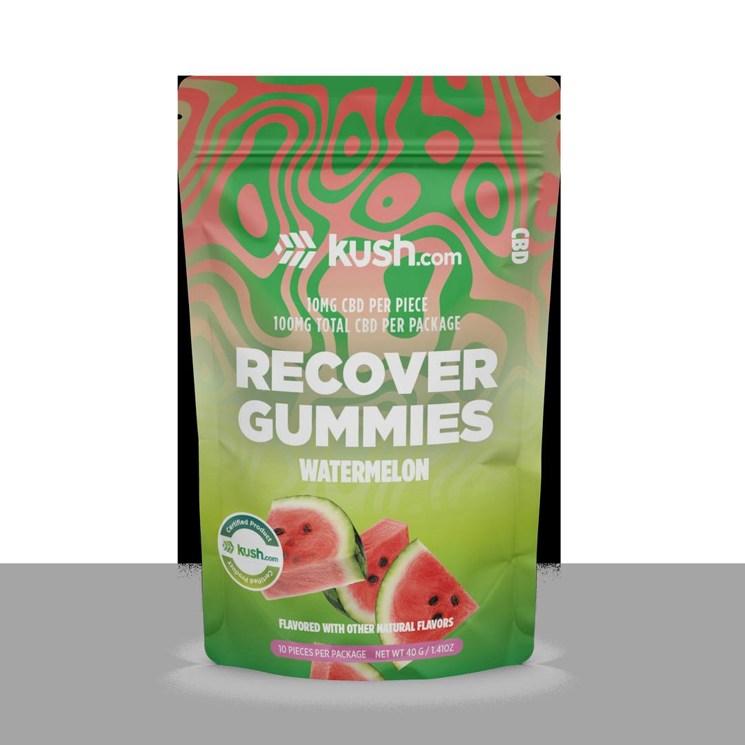 Recover | Watermelon Edibles 100mg (10-Pack | 10mg Each)