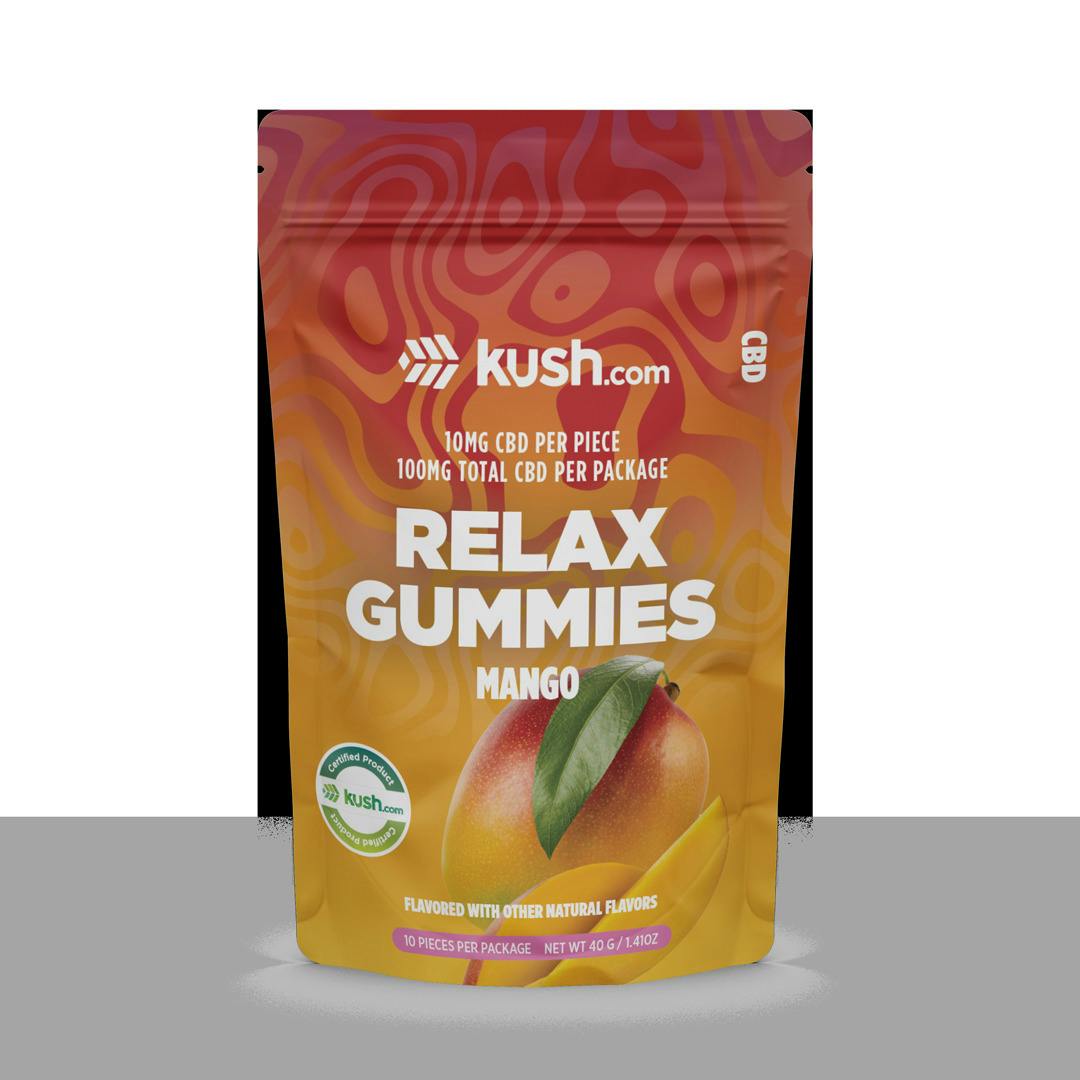 Ratioed Relax | Mango Edibles 100mg (10-Pack | 10mg Each)