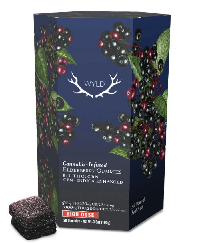 Relaxing Sleep Ratioed Elderberry Gummies 1000mg (20-Pack | 50mg Each)