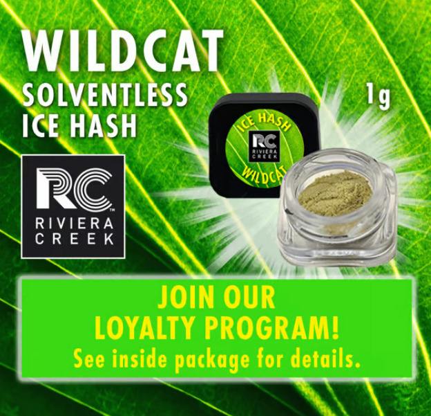 Riviera Creek: Wild Cat - Ice Hash