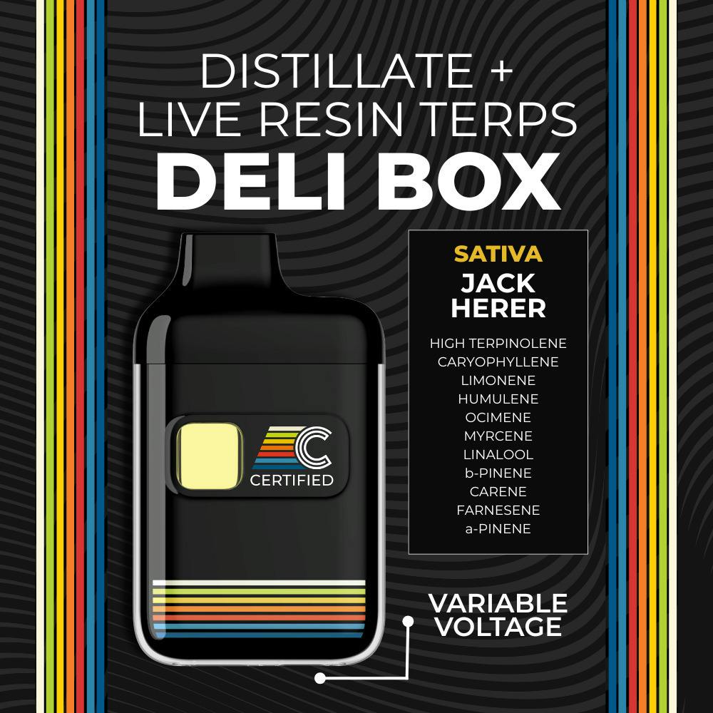 Certified: Jack Herer - LRT Deli box Disposable