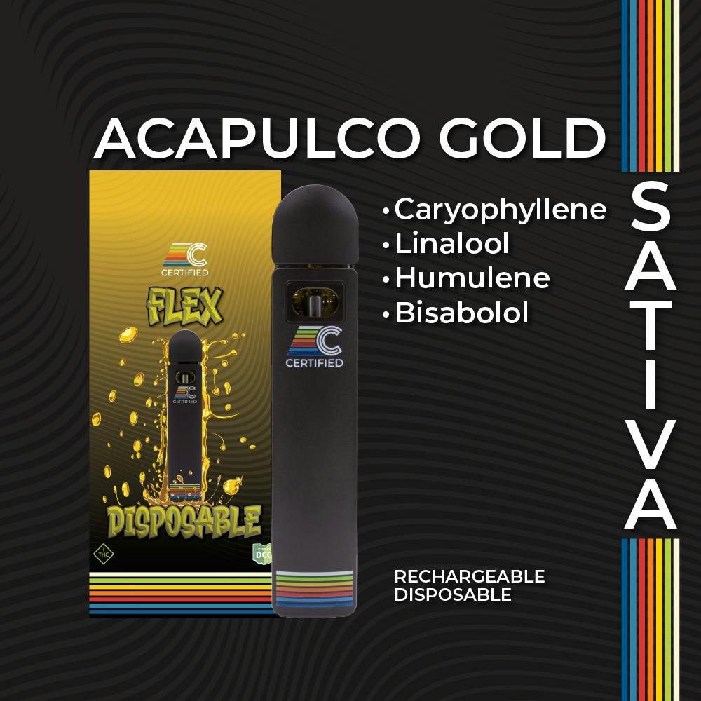 Certified: Acapulco Gold - Flex Disposable