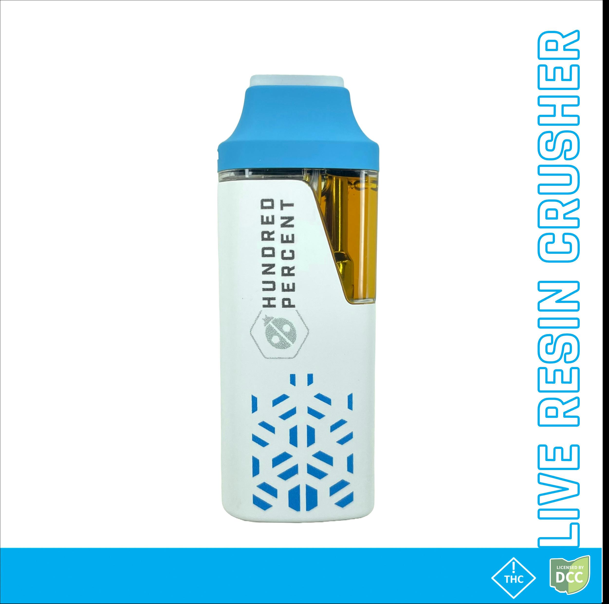 Hundred Percent Labs: Dunk Contest - Live Resin Crusher Disposable