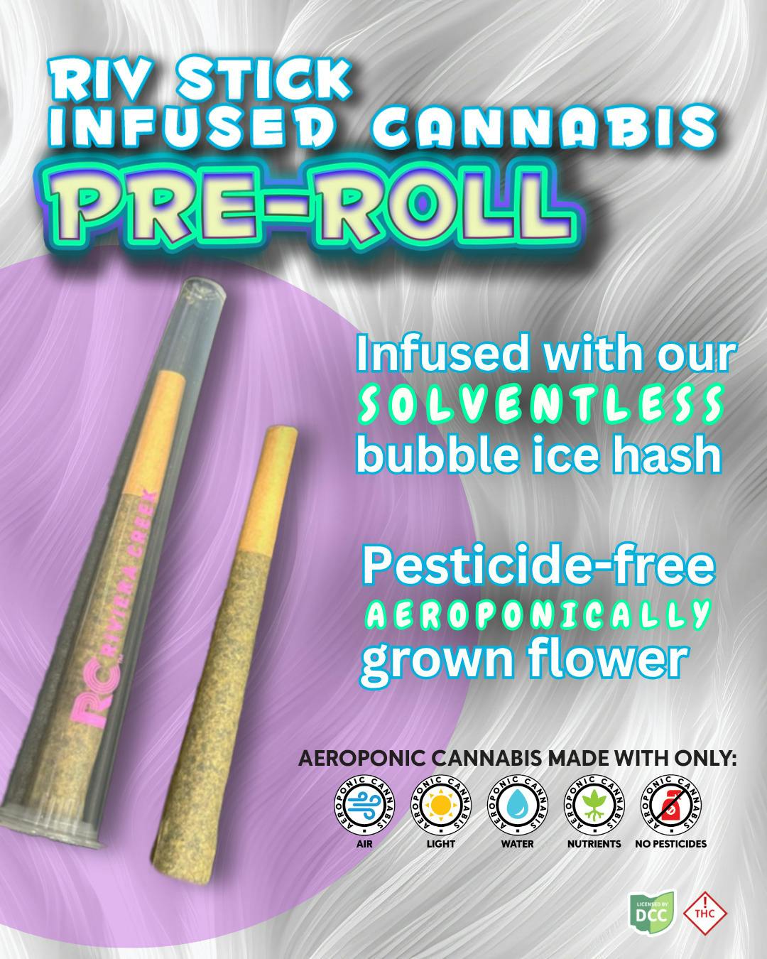 Riviera Creek: Phantom: Ice Hash Infused Preroll