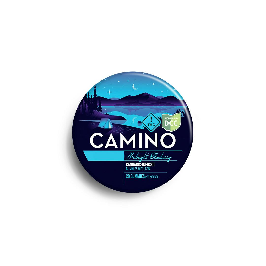Camino: 5:1 THC:CBN Midnight Blueberry - Gummies 20pk