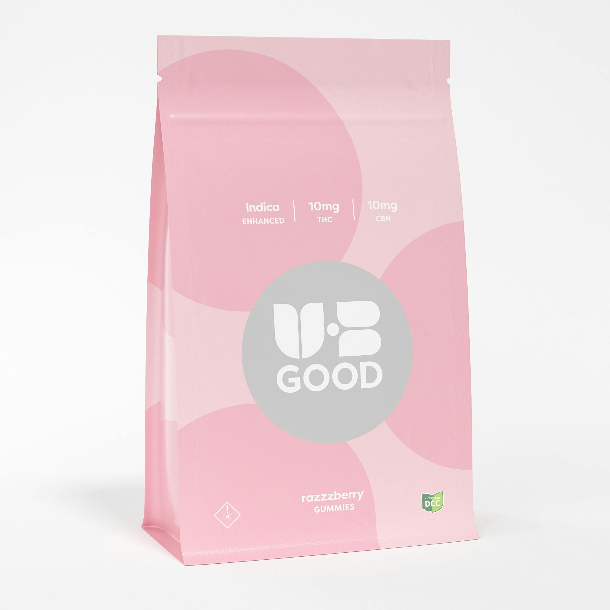 UBGOOD: 1:1 THC:CBN Razzzberry - Gummies 10pk