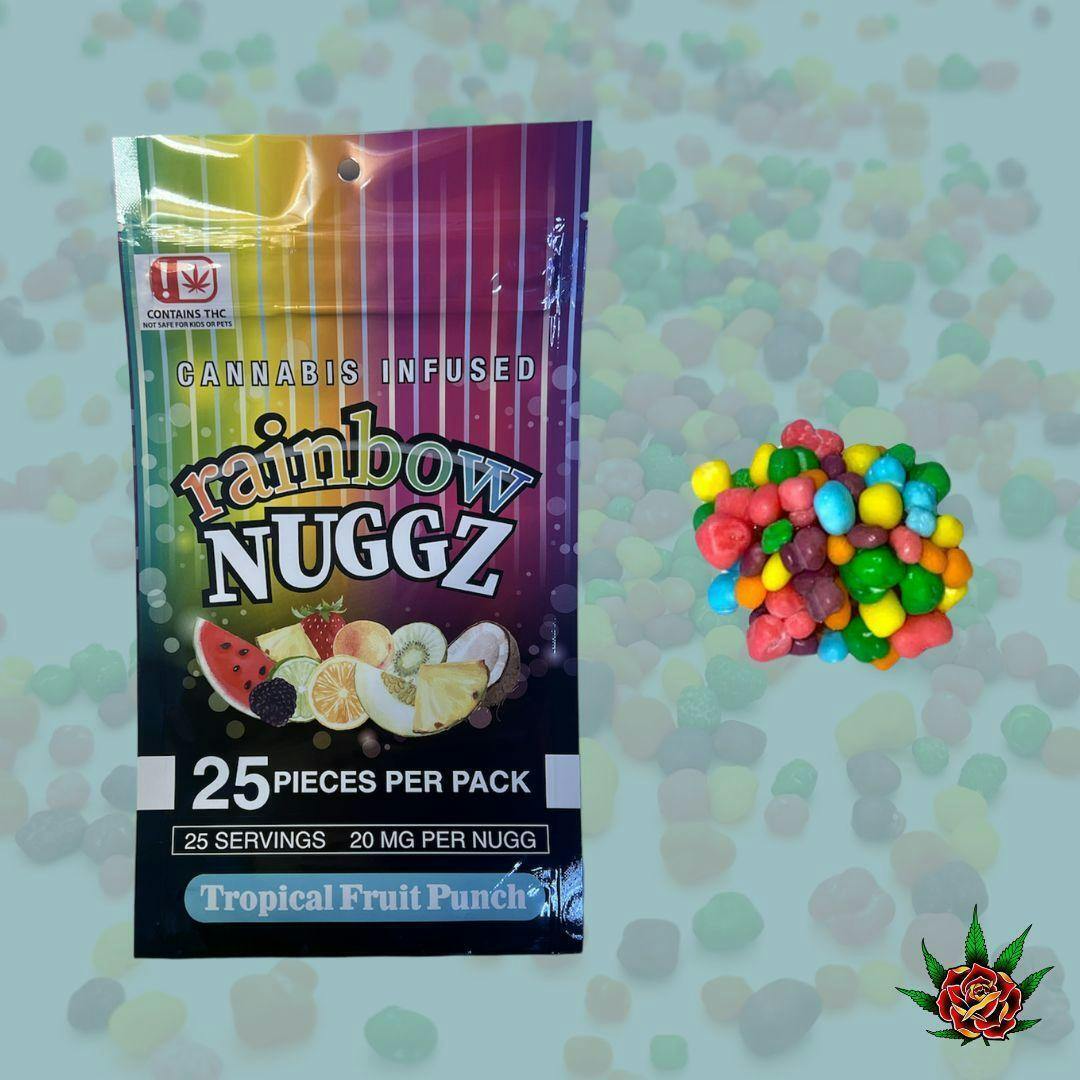 Rainbow Nuggz - Fruit Punch 500mg Gummies