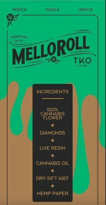Mello Gold | Blueberry Cookies | TKO Infused Joint | 1.5g