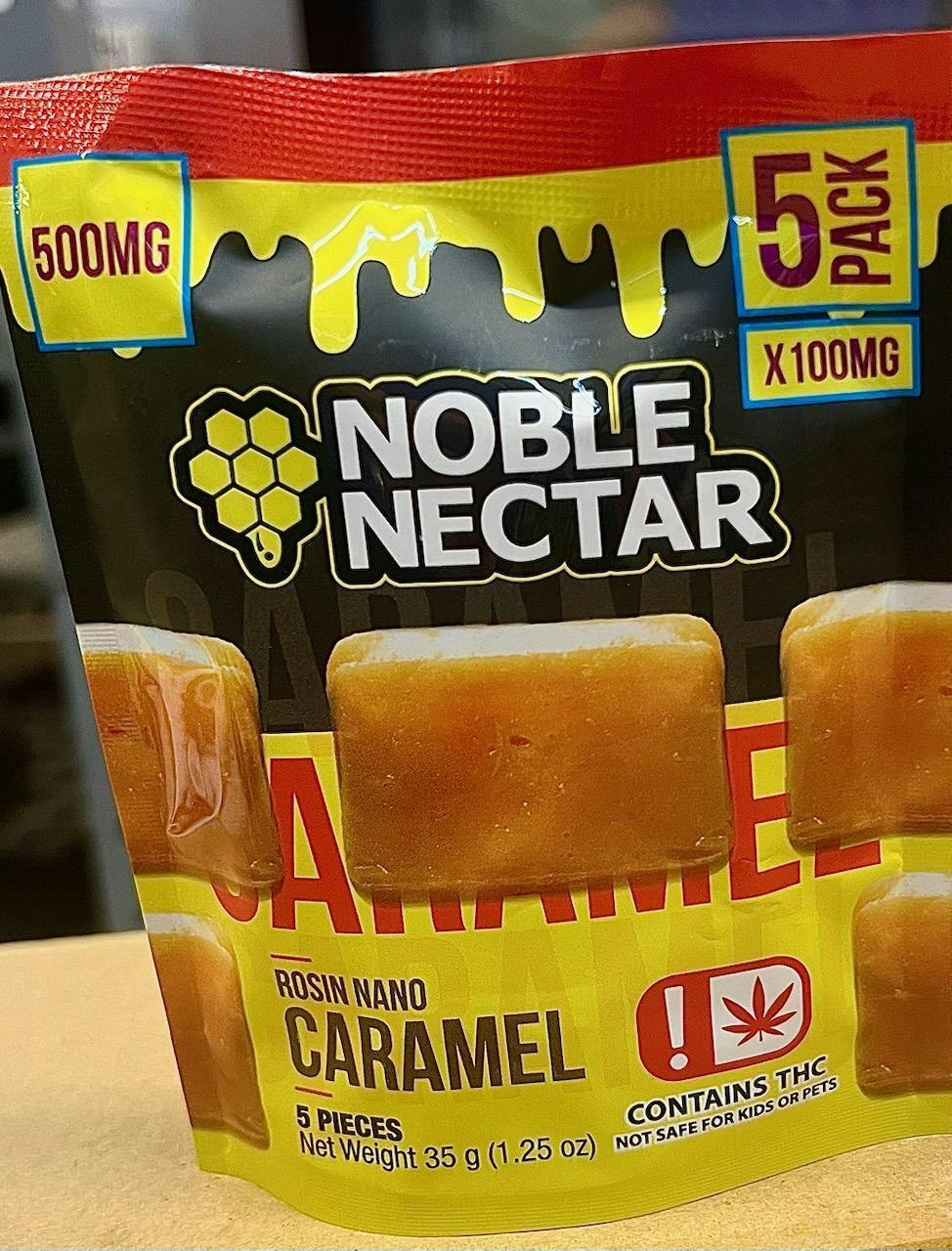 NOBLE NECTAR- Rosin Nano Caramel - 500mg | 5 Pack