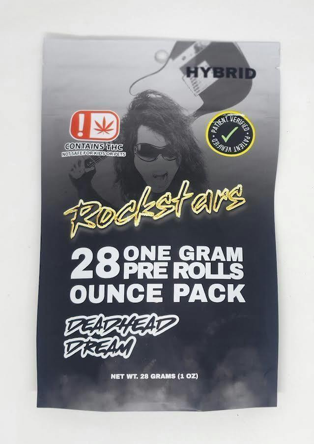 Rockstars - 28g Pre Roll Pack - Deadhead Dream - Hybrid